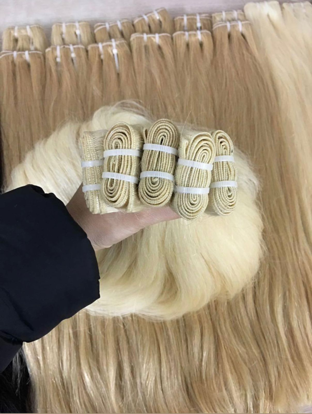 Straight Wefts/Weave